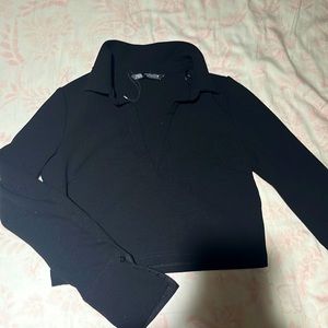 Zara crop long sleeve